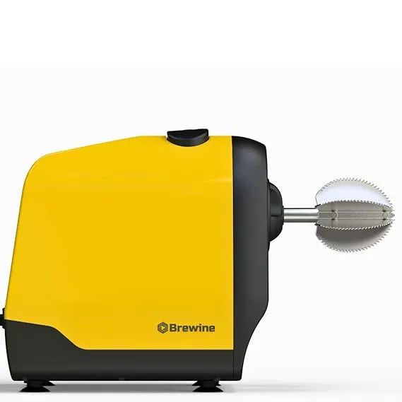 Brewine Coconut Scraper With Citrus Juice Press, 200 Watts (Yellow)